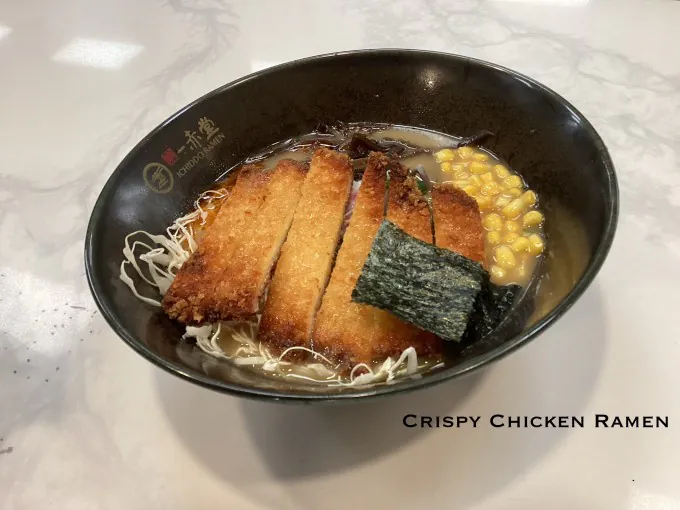 Crispy Chicken Ramen at Ichiddo Ramen La Crosse, Japanese Restaurant in La Crosse