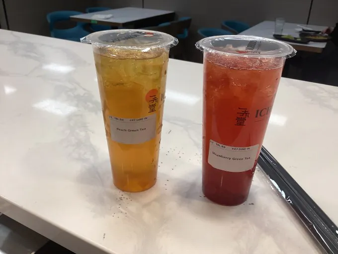 Fruit Tea at Ichiddo Ramen, Japanese Restaurant in La Crosse